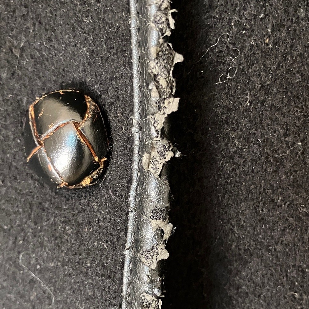 Pendleton Wool Black Hooded Pea Coat - image 5